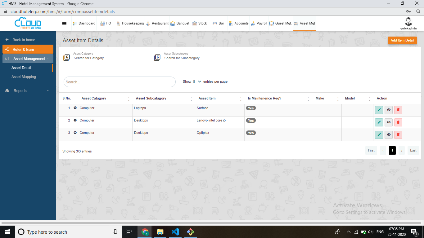 hotel management software providers in chennai for low cost
