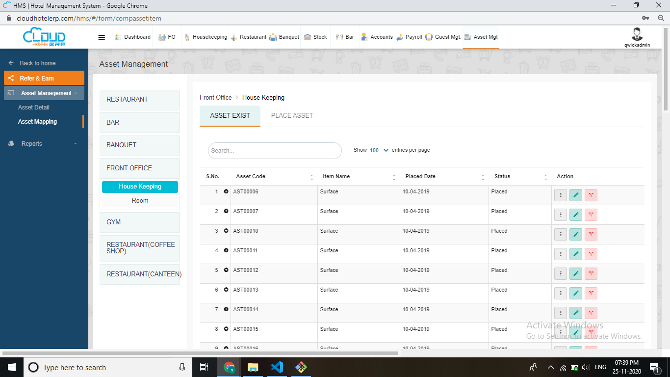 hotel management software providers in chennai for low cost